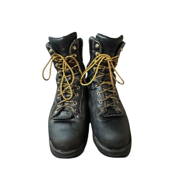 Danner 8" Quarry 2.0 AT GTX Black Leather Goretex Mens Boots Sz 10 D Soft Toe - Picture 3 of 9